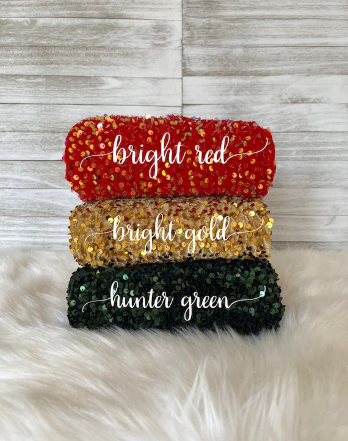 Velvet sequin