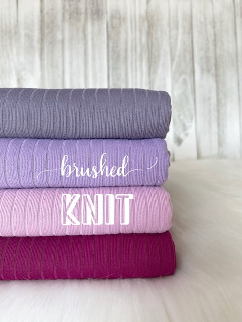 Brushed knit 8x2