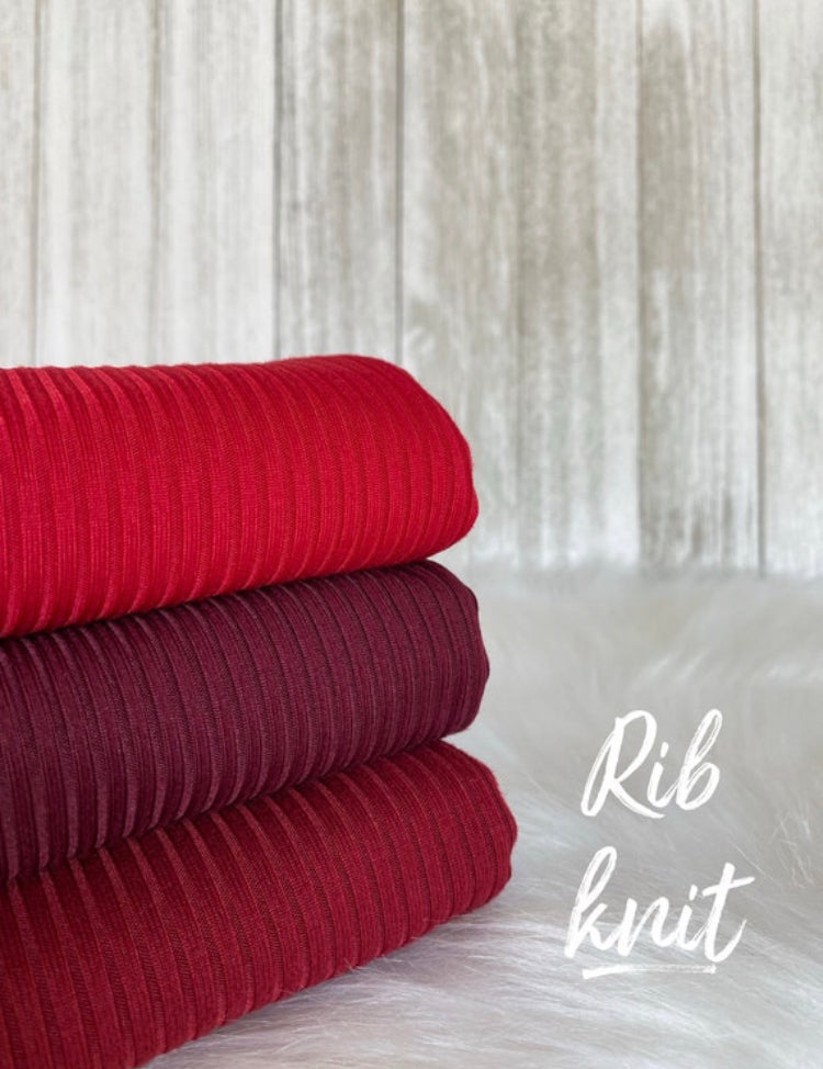 Rib knit 4x2